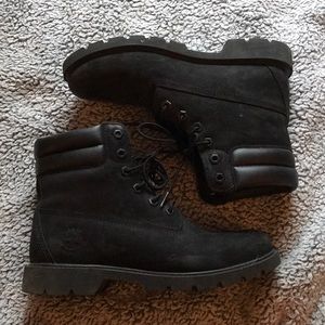 Black Waterproof Timberland Boots